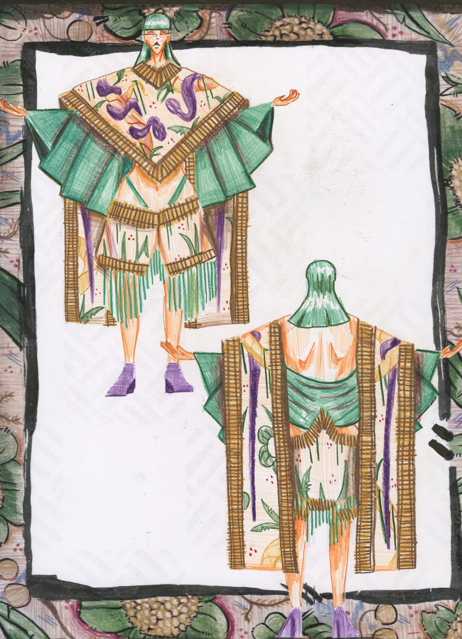 Queen of the Jungle illustrated look scan page 16