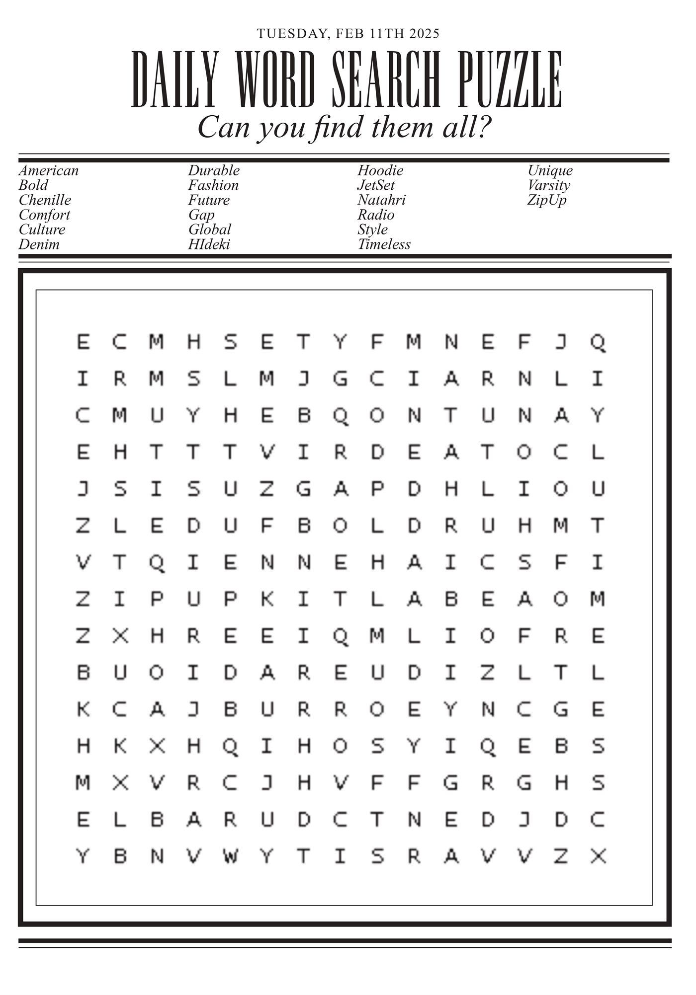 Gap newspaper page 22