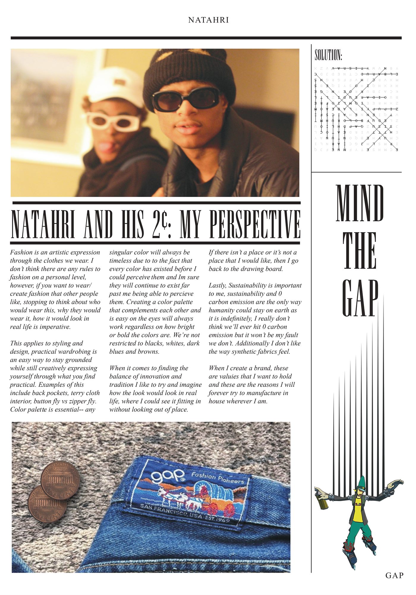 Gap newspaper page 23