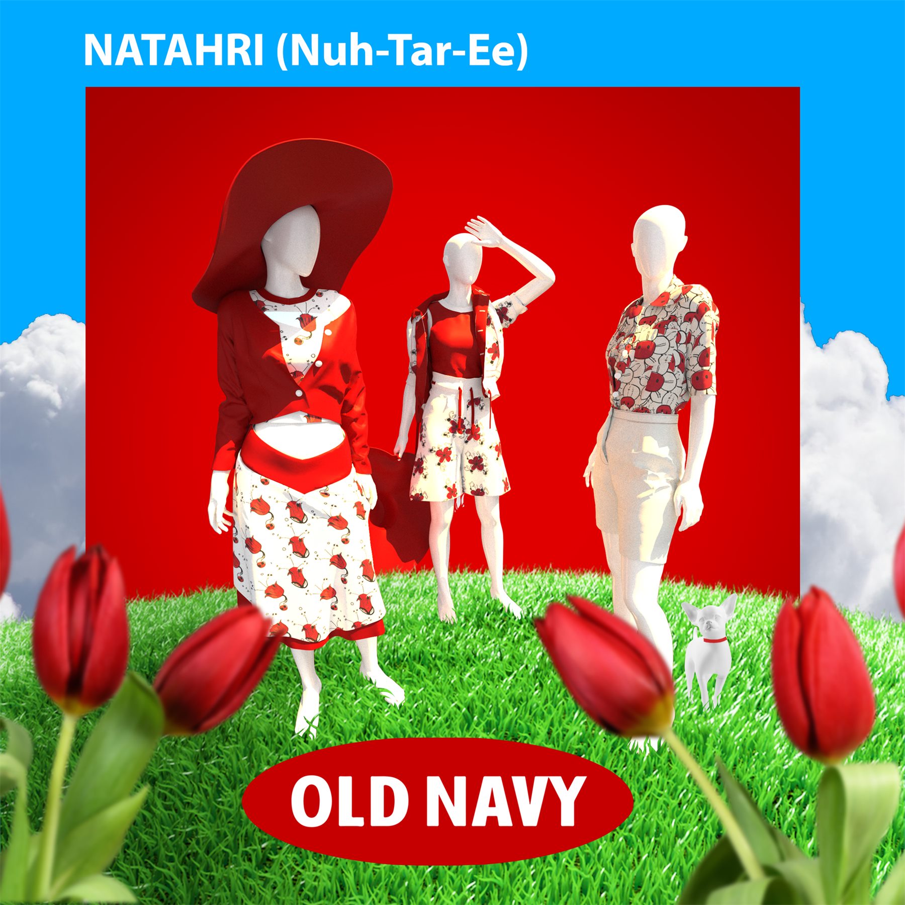Old Navy x CLO on set render