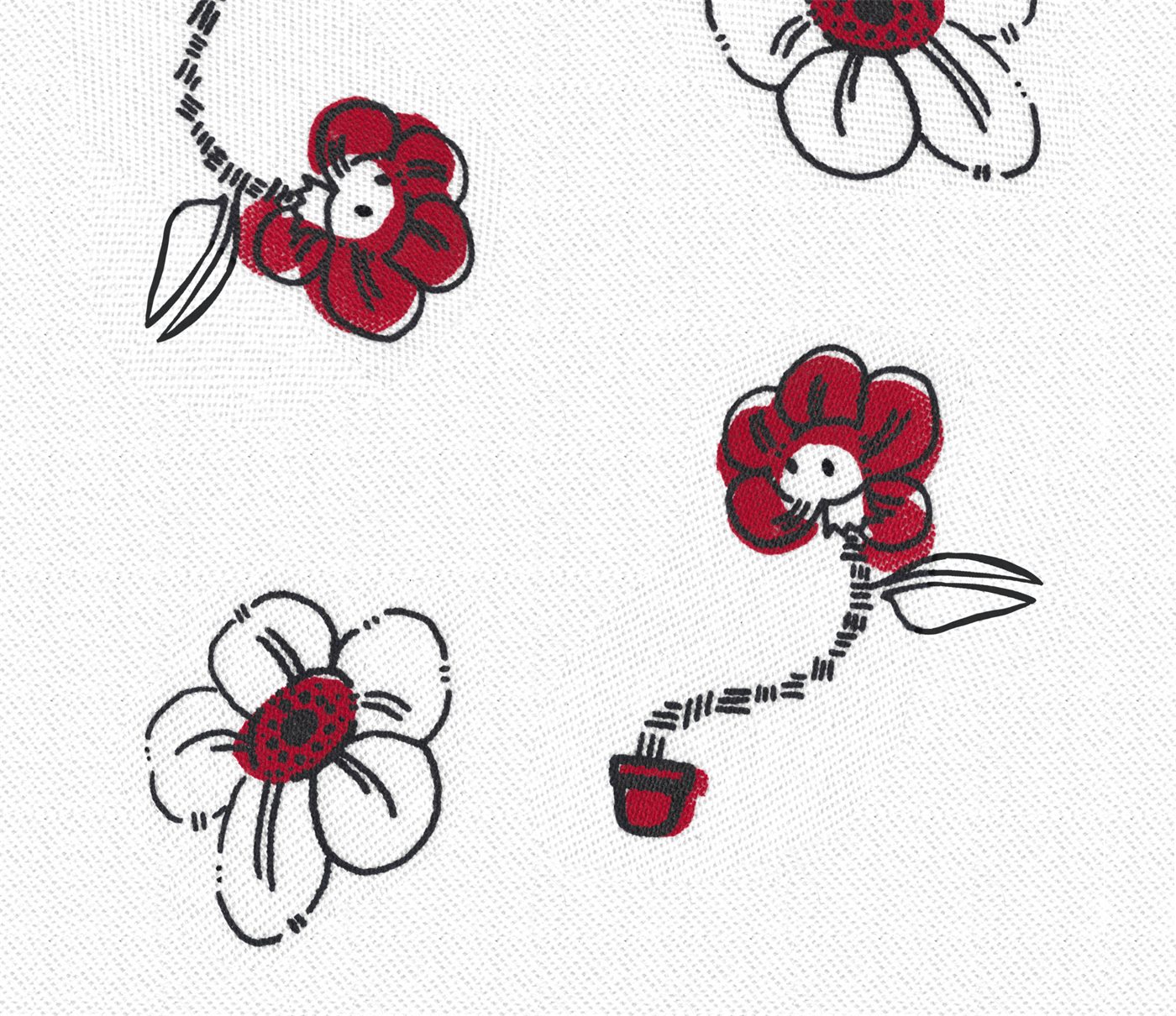 Floral textile repeat two