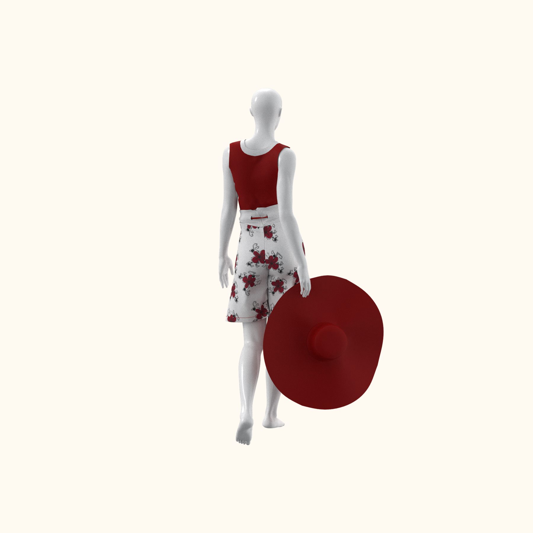 Look two render three