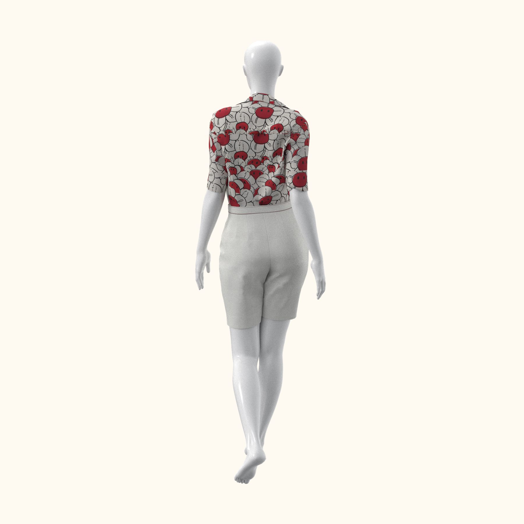 Look three render four