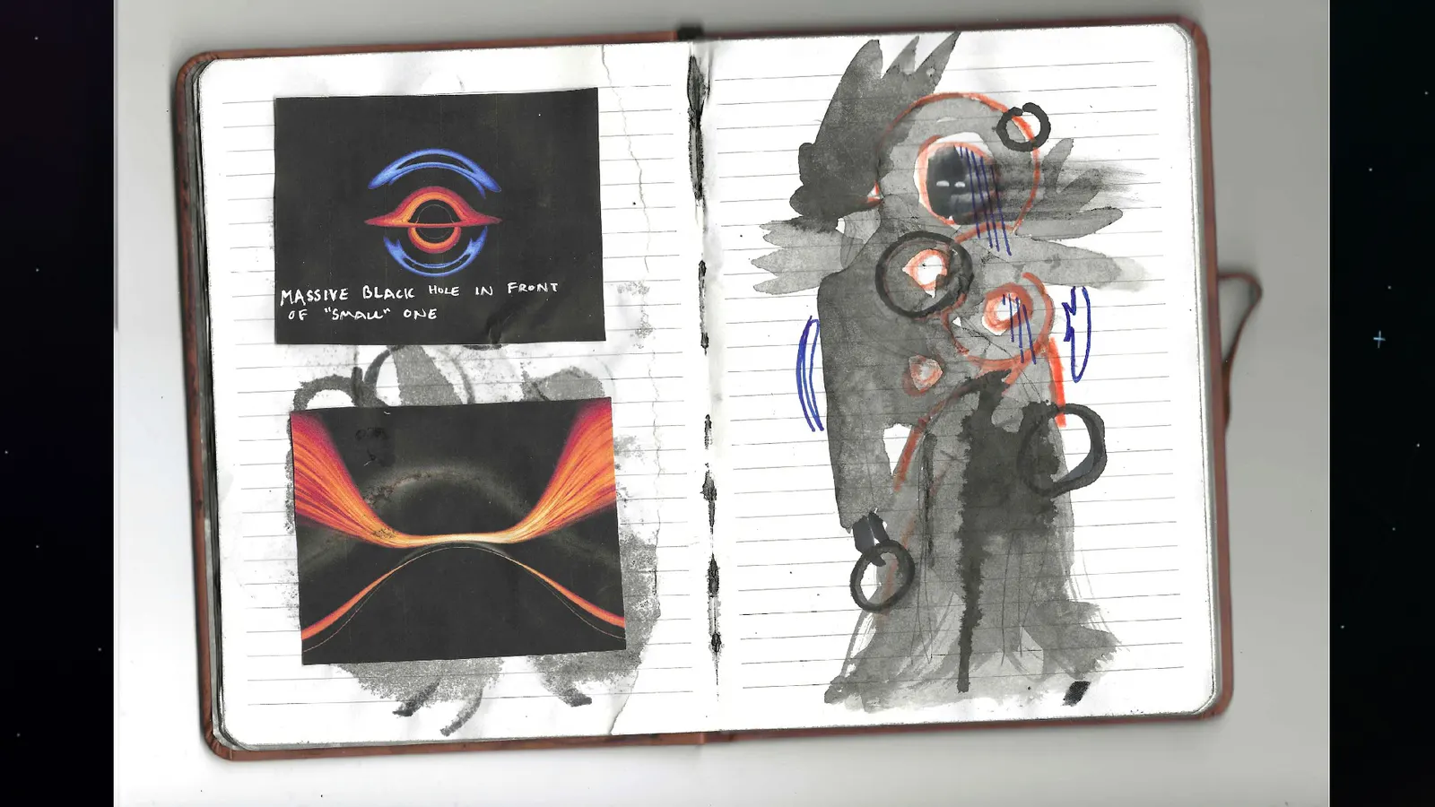 Singularity research notebook scan 6