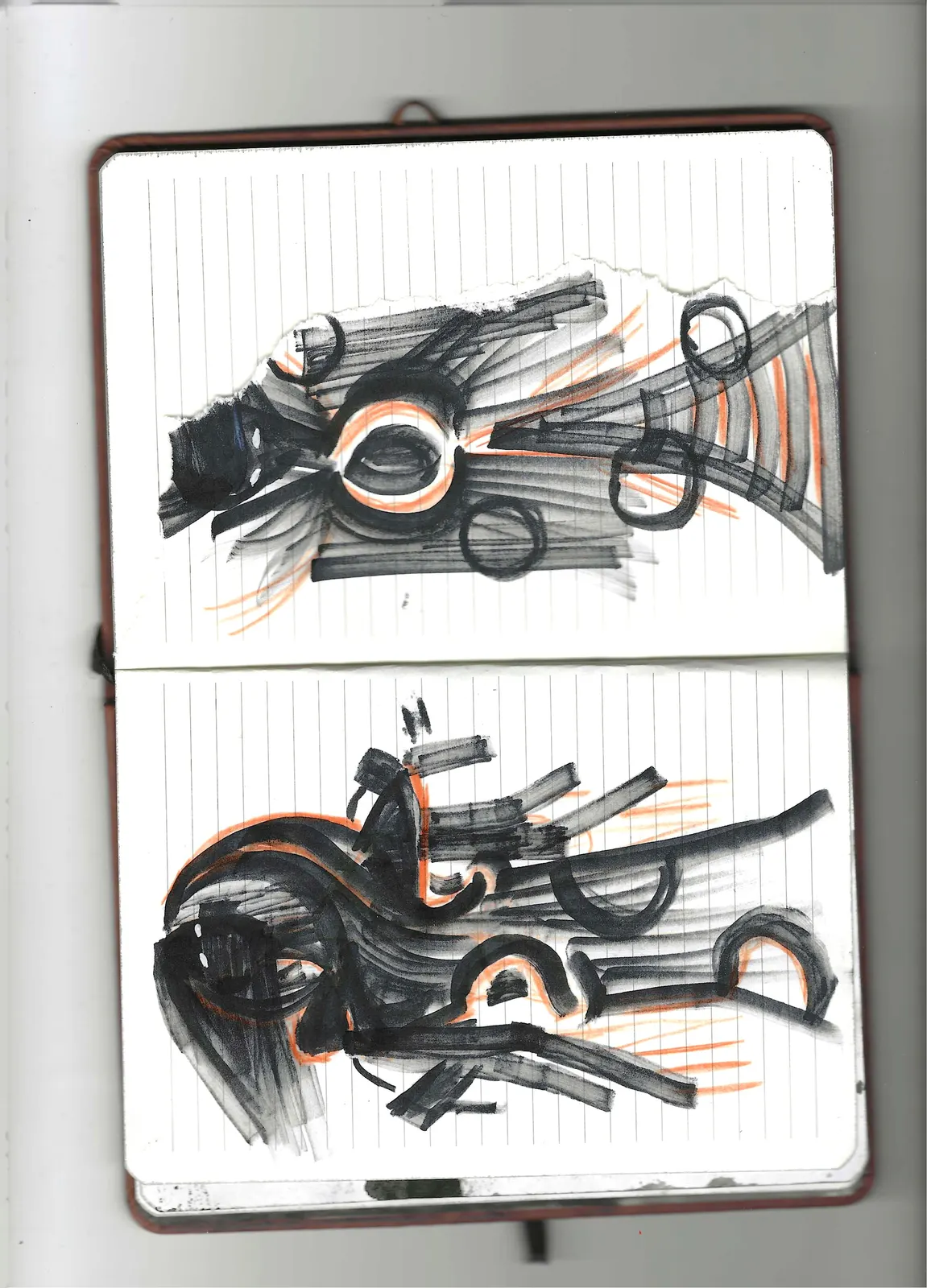 Singularity research notebook scan 9