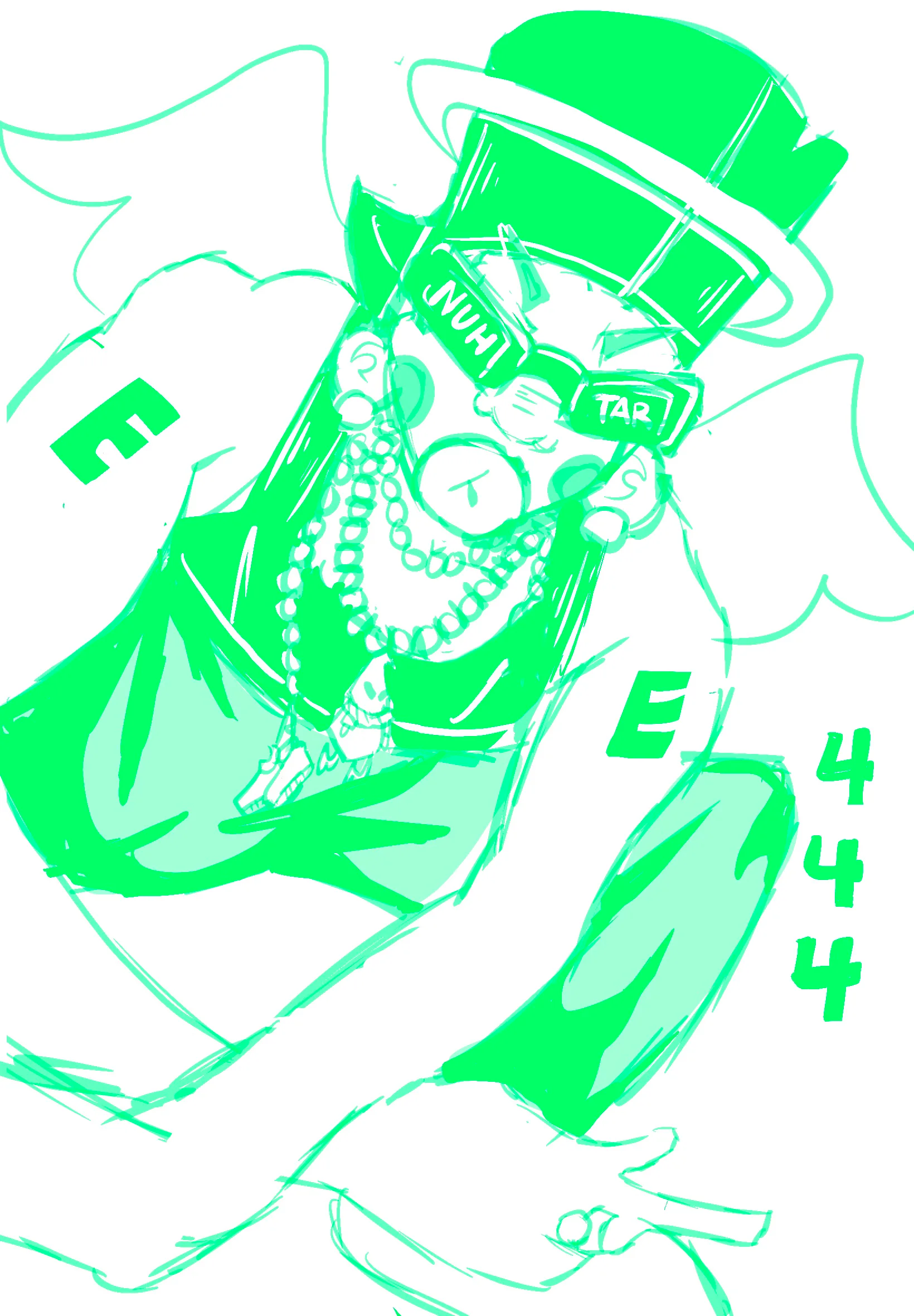Illustration: flat top durag
