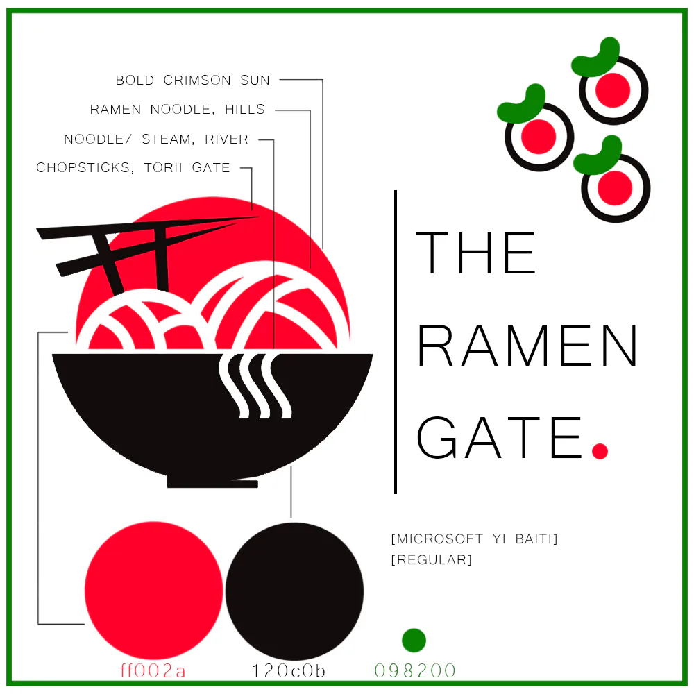 Torii Ramen identity slide 3